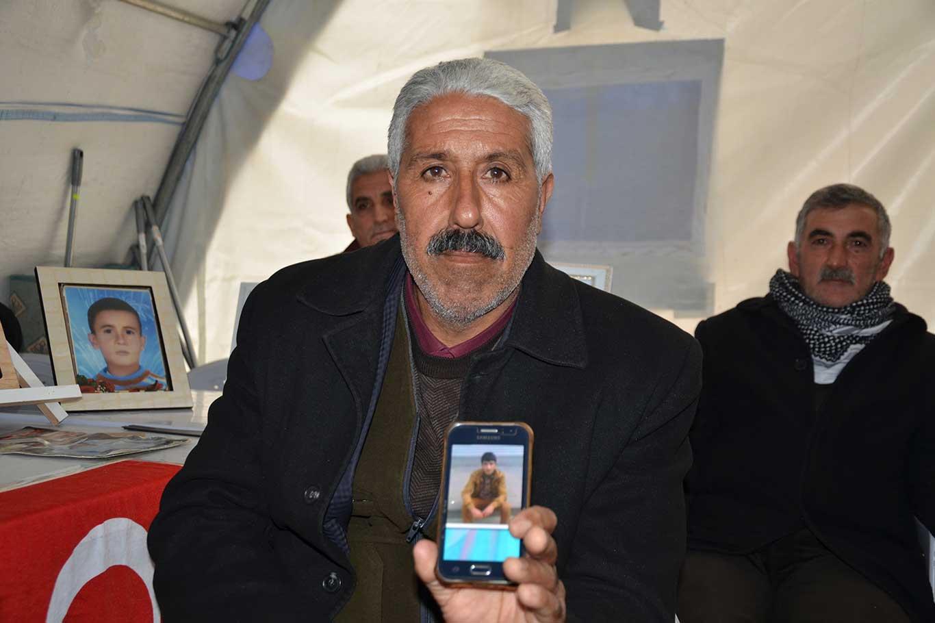 Evlat nöbeti eylemine bir katılım da Erzurum'dan geldi